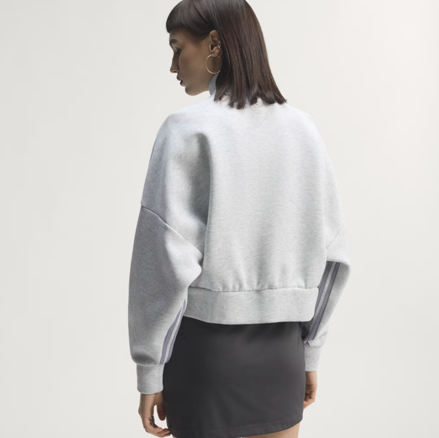Adidas - W Spacer Tracktop Light Heather Grey-4