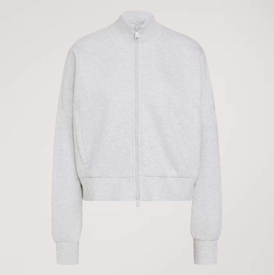 Adidas - W Spacer Tracktop Light Heather Grey-1