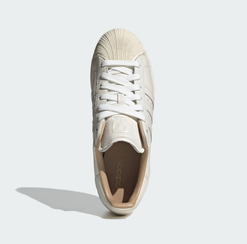 Adidas - Superstar II Ripple Core White/Warm Sandstone-4