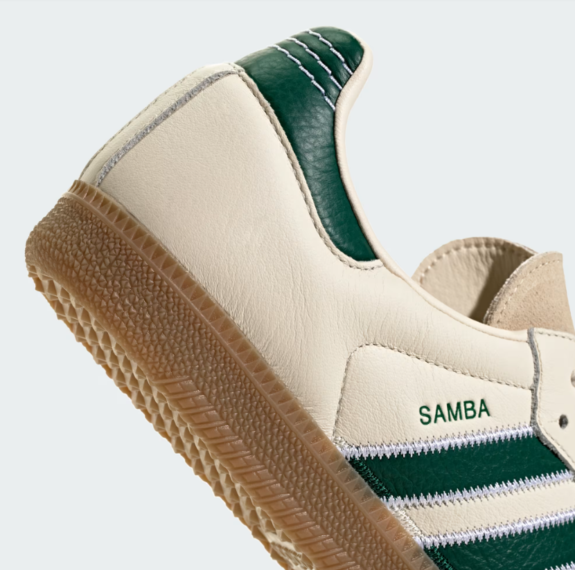 Adidas - Samba OG Cream White/Collegiate Green/Gum-6