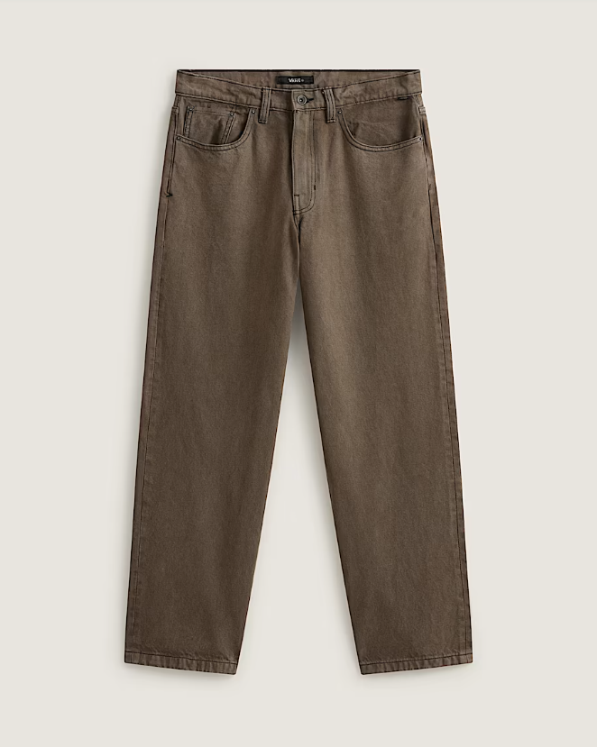 Vans - Check-5 Loose Denim Pants Walnut Brown-1