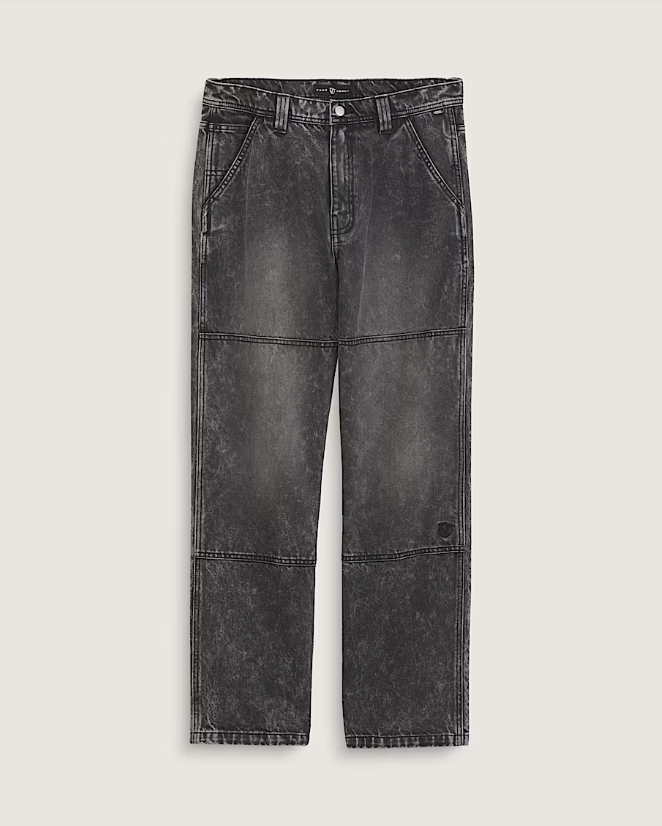 Vans x Rowan - Double Knee Denim Pants Stonewash Black-1