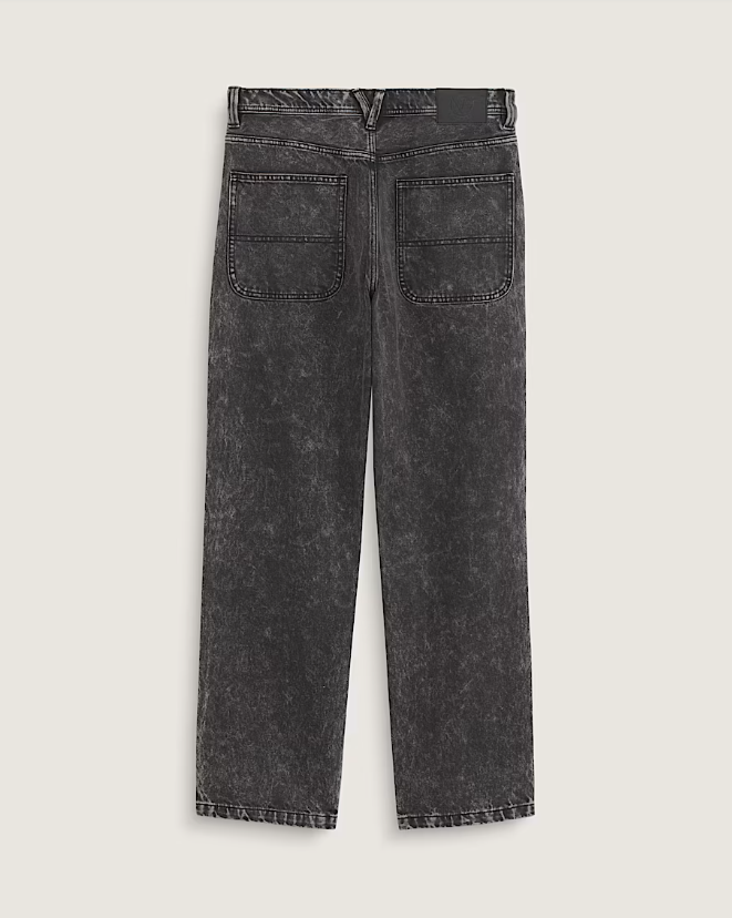 Vans x Rowan - Double Knee Denim Pants Stonewash Black-2