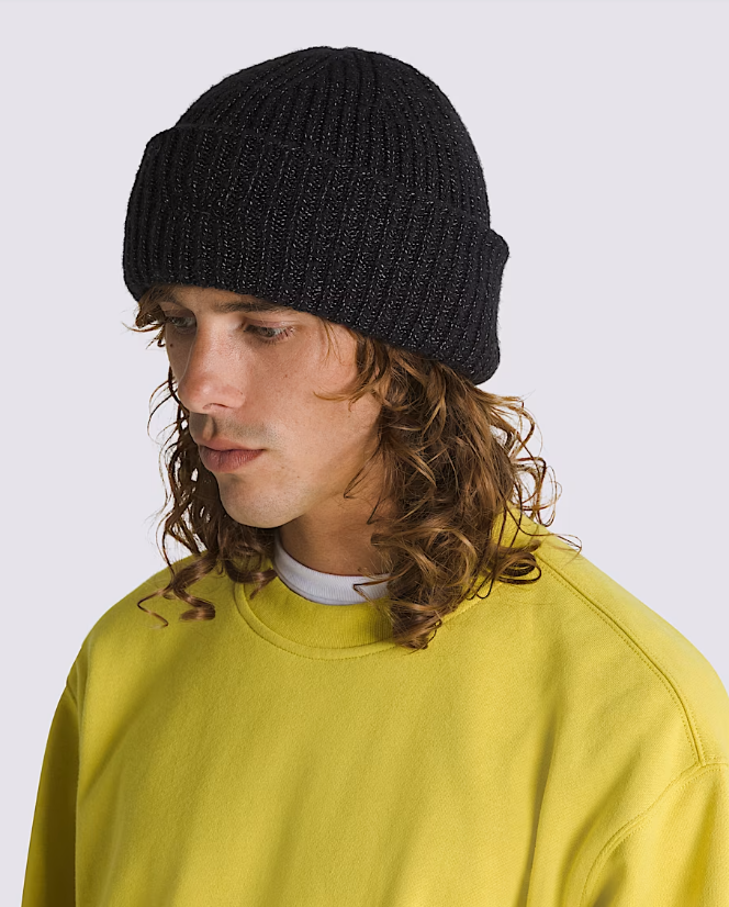 Vans - Densmore Wide Cuff Beanie Black-2