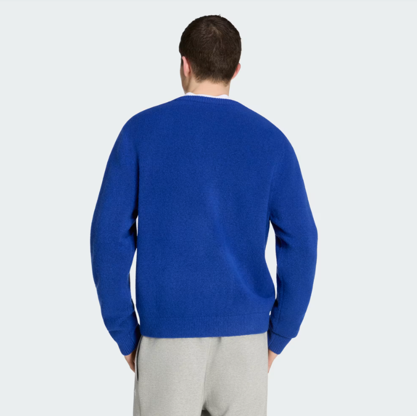 Adidas - Trefoil Essentials Fully Knit Sweater Bold Blue-4