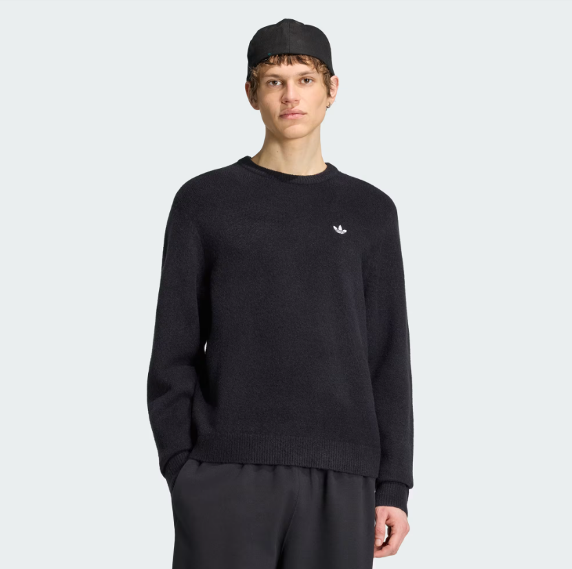 Adidas - Trefoil Essentials Fully Knit Sweater Black-3