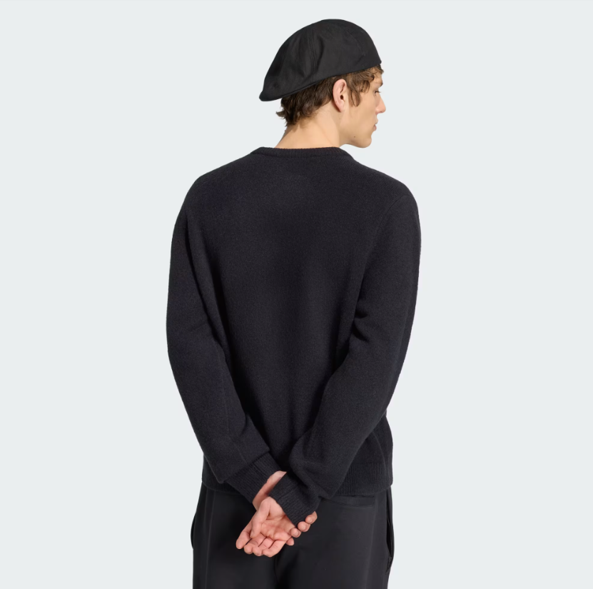 Adidas - Trefoil Essentials Fully Knit Sweater Black-4