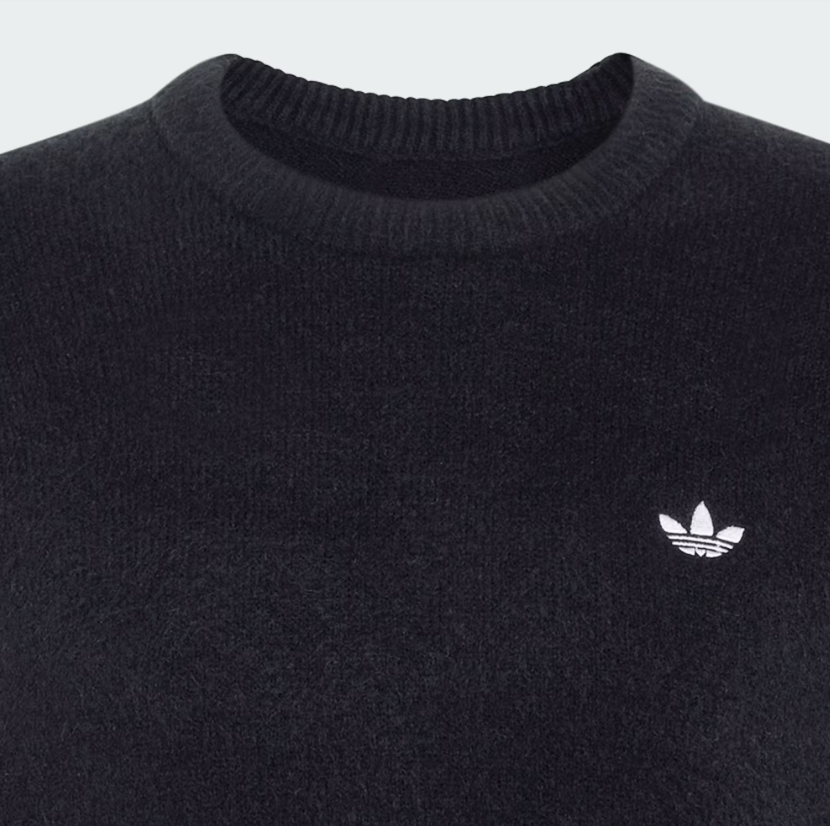 Adidas - Trefoil Essentials Fully Knit Sweater Black-2