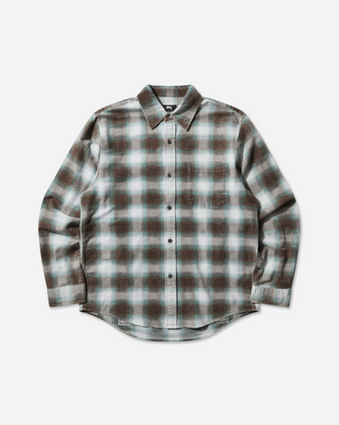 Stussy - June Plaid Shirt Bone