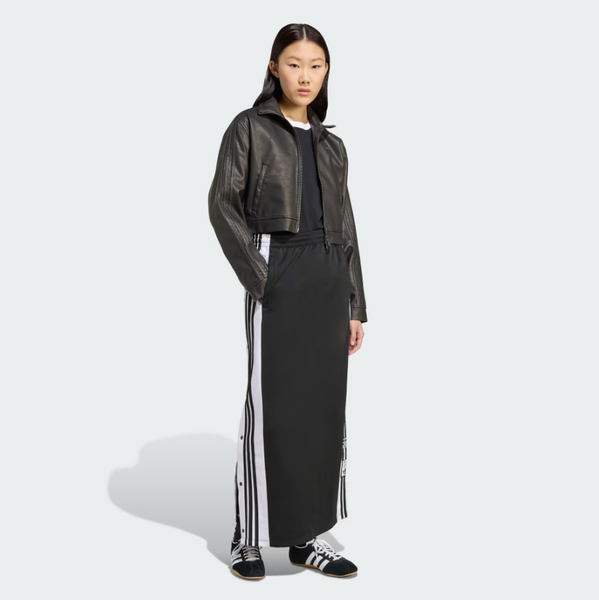 Adidas - W Cropped Pleather Jacket Black