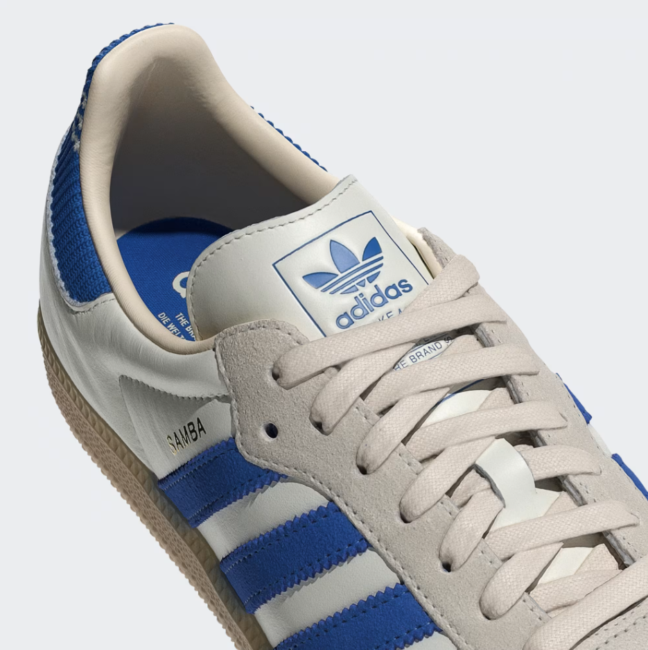 Adidas - Samba OG Cloud White/Blue/Gum