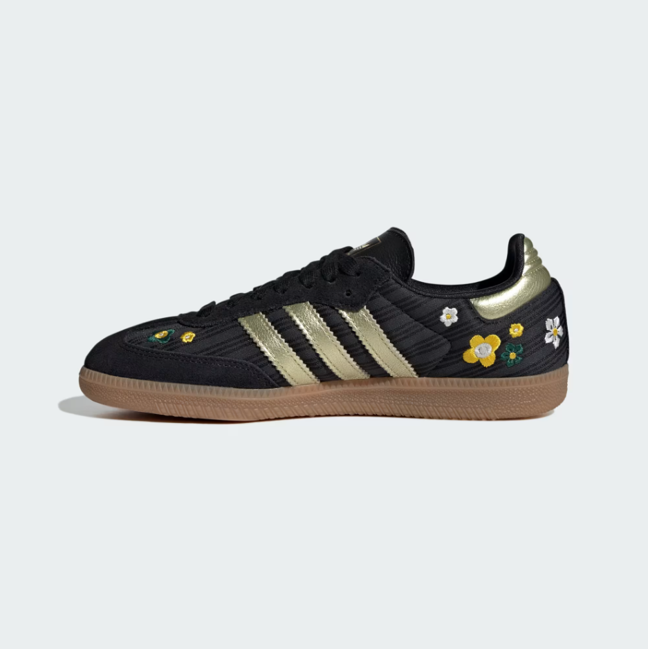 Adidas - W Samba OG Core Black/Gold Metallic/Gum