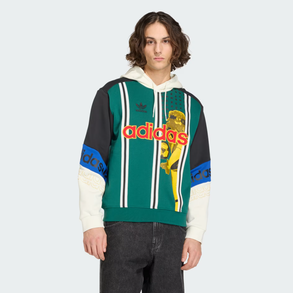 Adidas - Archive Football Graphic Hoodie Green