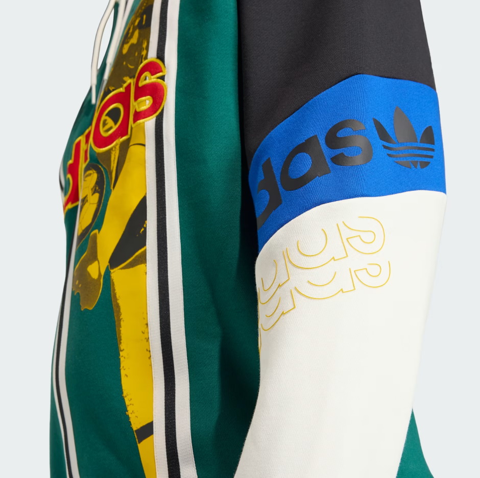 Adidas - Archive Football Graphic Hoodie Green