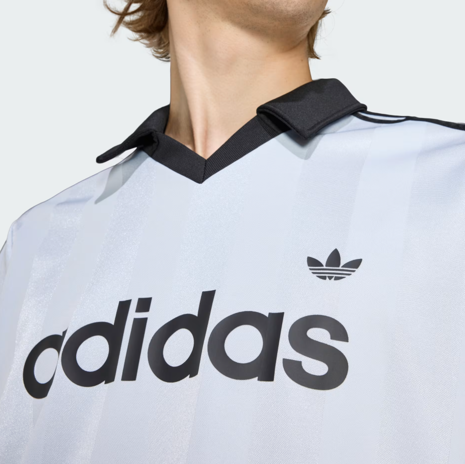 Adidas - Archive Collar Engineered Jersey Crystal Sky