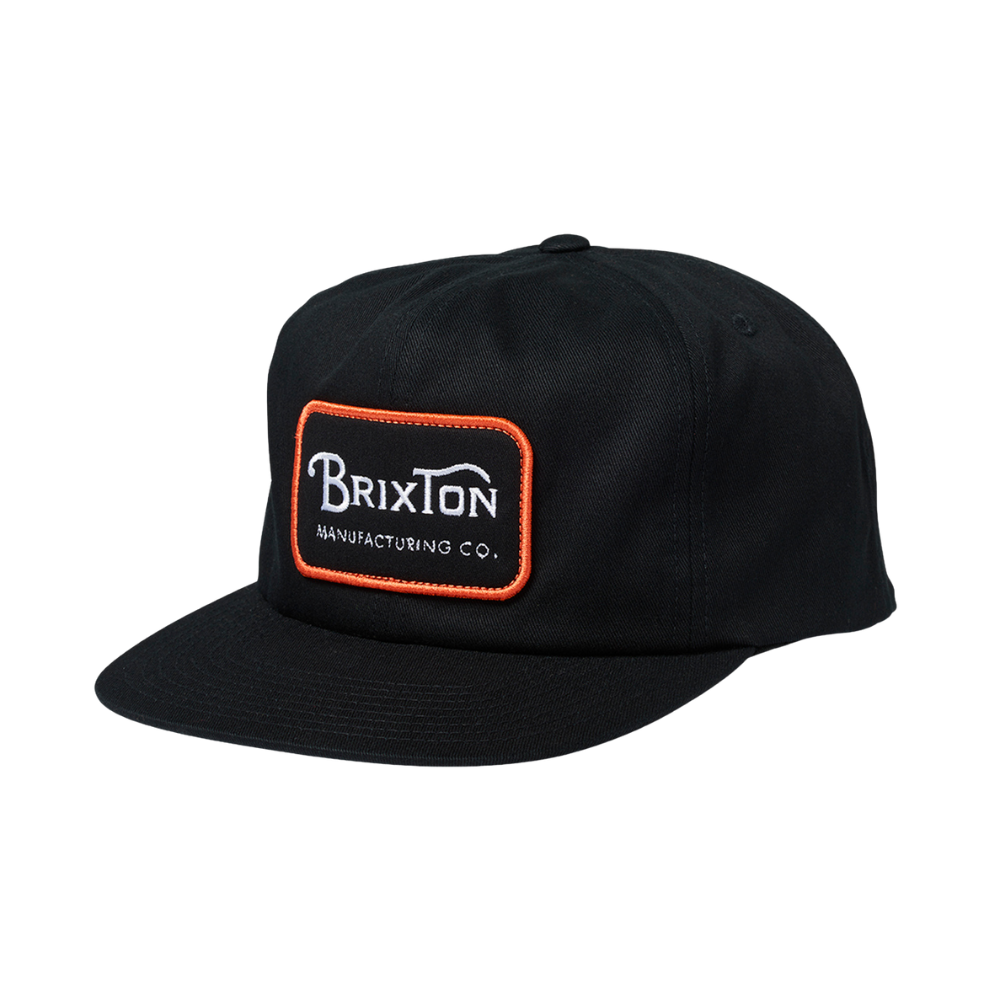 Brixton - Grade HP Snapback ~ Black/Orange