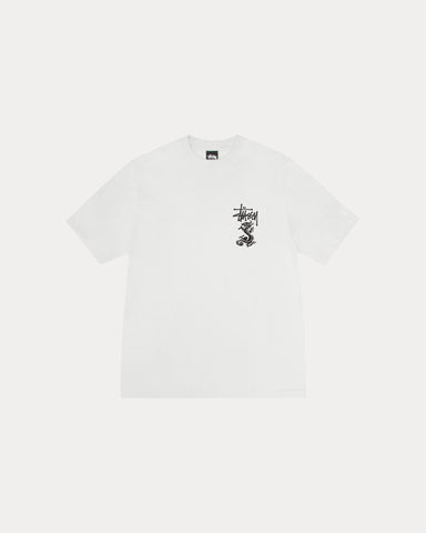 Stussy - Double Dragon Tee ~ White