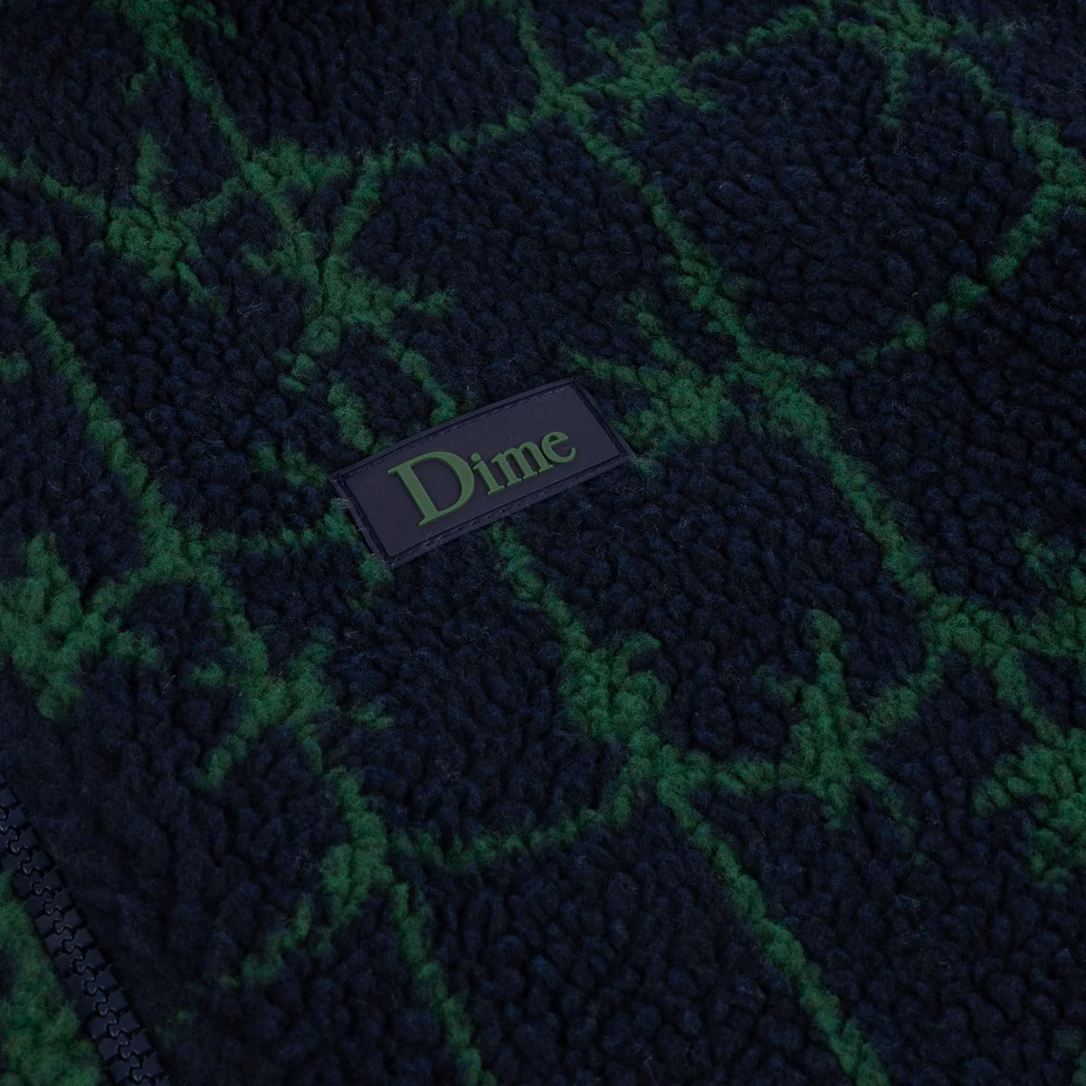 Dime - Polar Fleece Sherpa Zip Navy-4