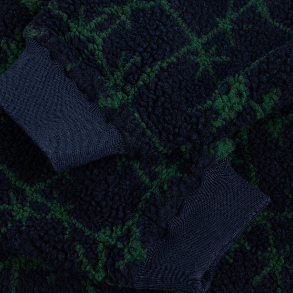 Dime - Polar Fleece Sherpa Zip Navy-3