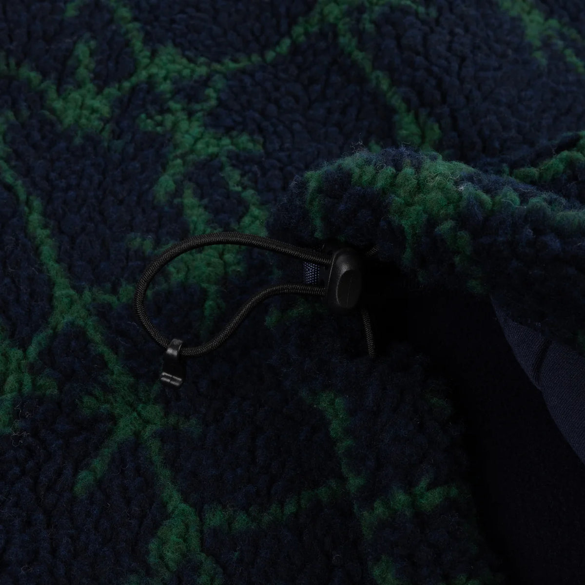 Dime - Polar Fleece Sherpa Zip Navy-2