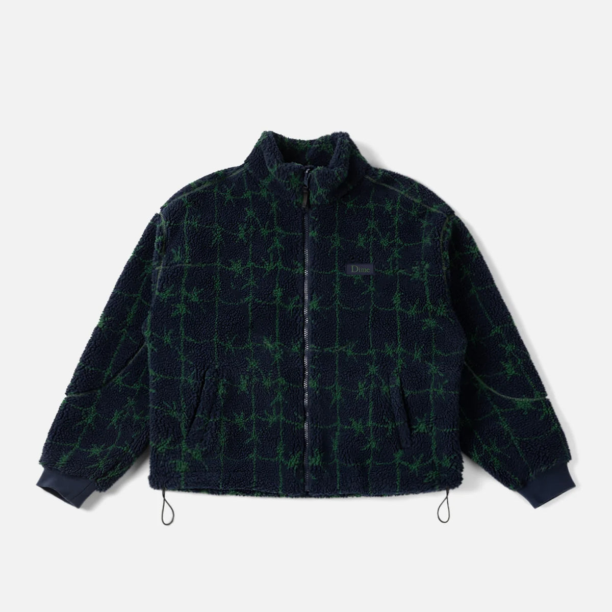 Dime - Polar Fleece Sherpa Zip Navy-1