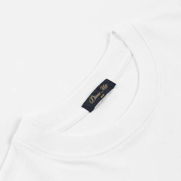 Dime - Cursive Small Logo T-Shirt White