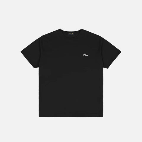 Dime - Cursive Small Logo T-Shirt Black