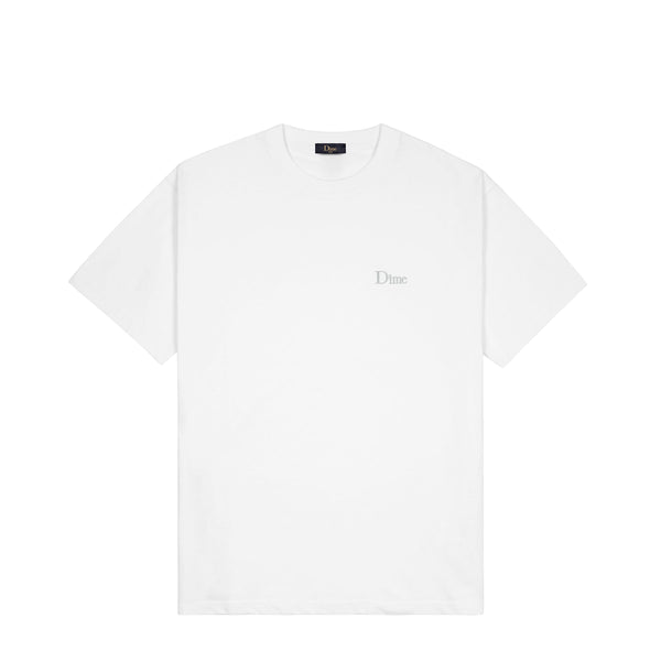 Dime - Classic Small Logo Tee ~ White