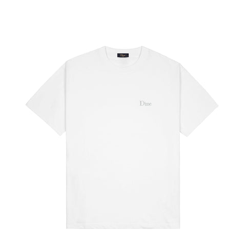 Dime - Classic Small Logo Tee ~ White