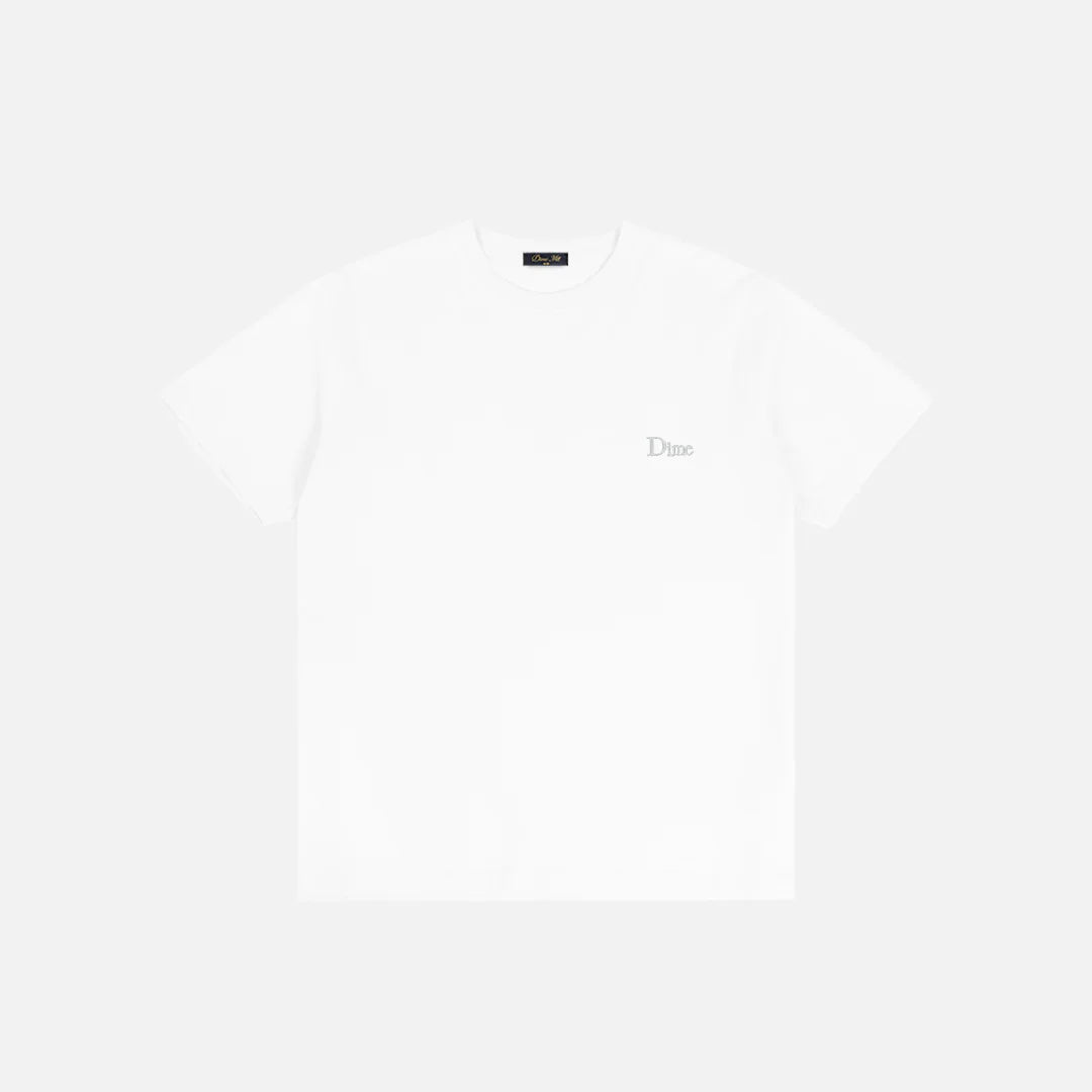 Dime - Classic Small Logo T-Shirt White