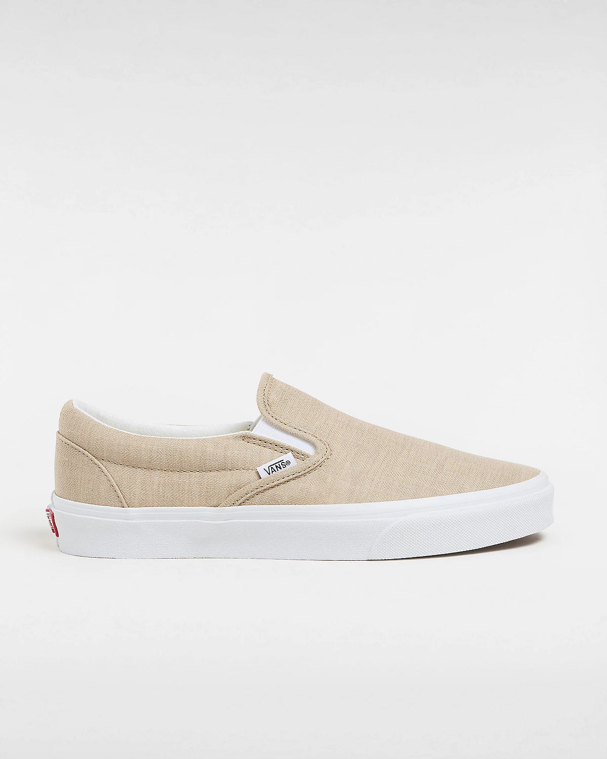 Cream colored slip on vans discount