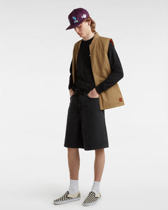 Vans - Check-5 Baggy Denim Short ~ Stonewash Black