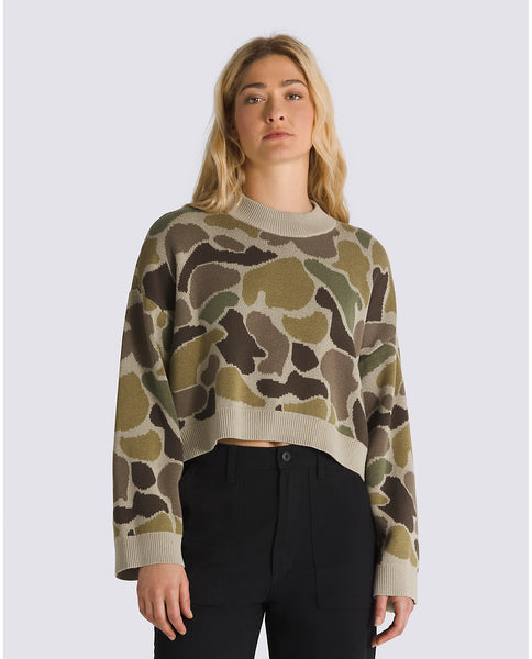 Vans - W Cammile Camo Pullover Sweater ~ Camo