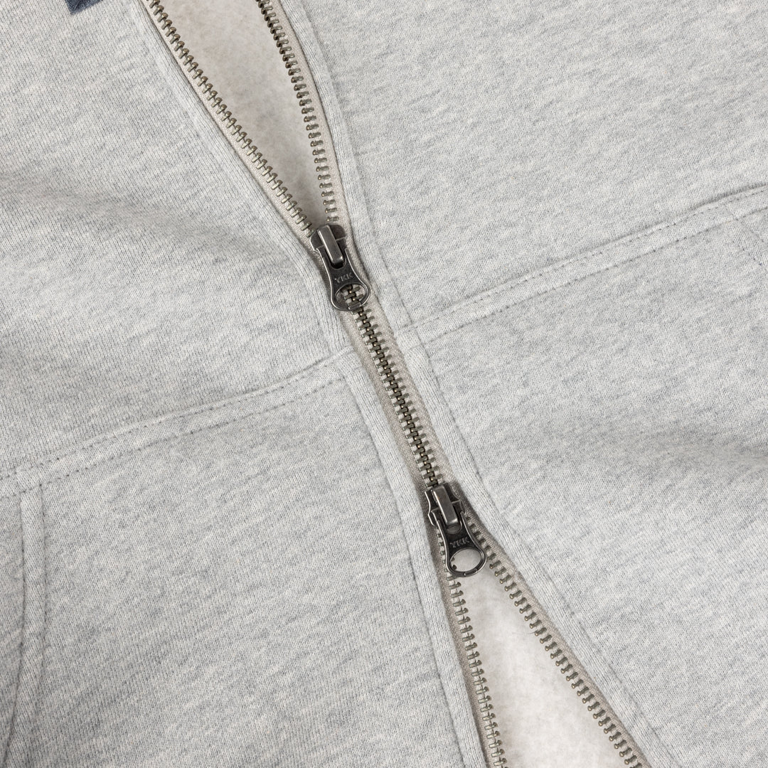 Dime - Blocks Zip Hoodie Heather Grey