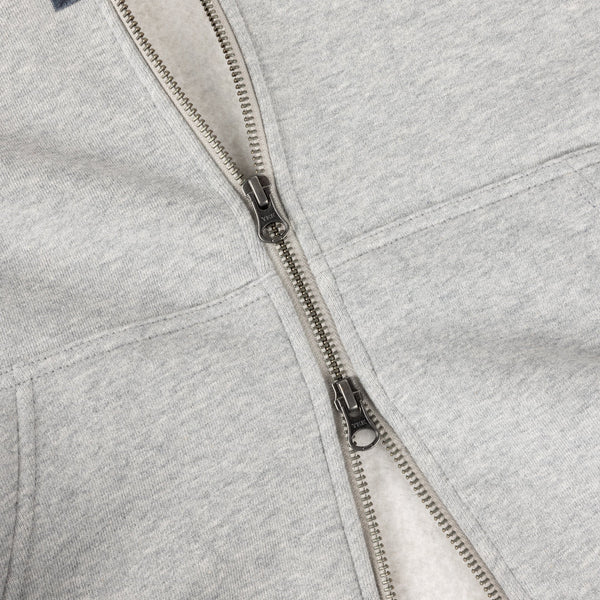 Dime - Blocks Zip Hoodie Heather Grey