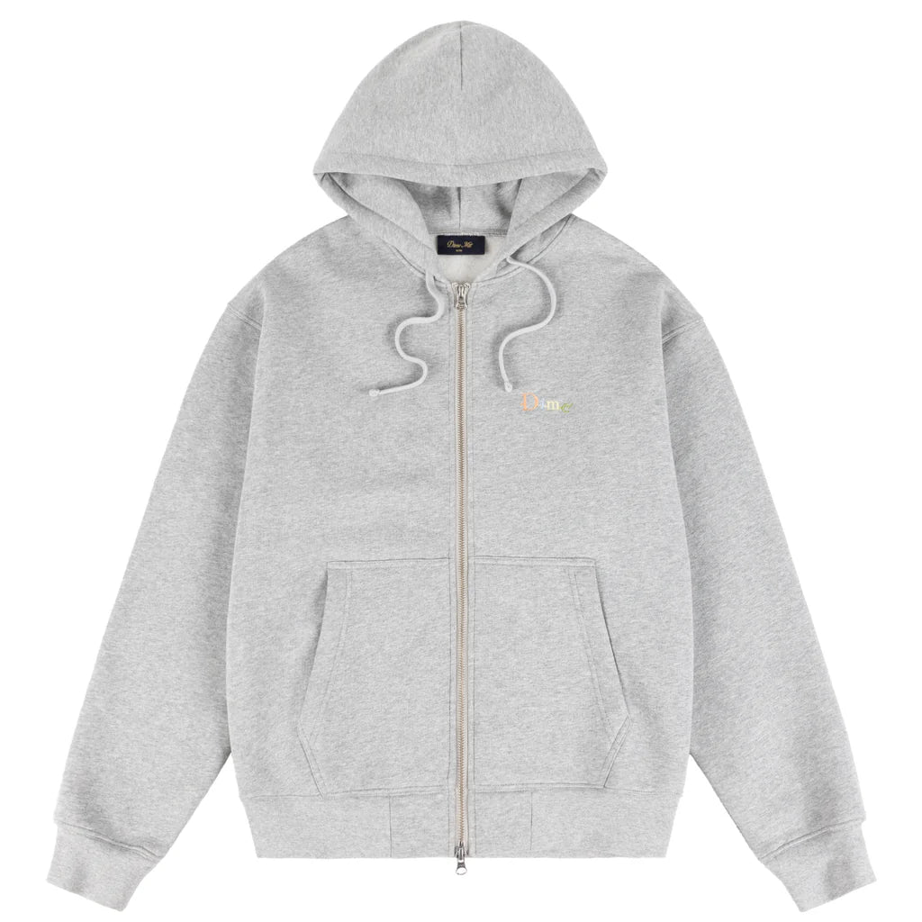 Dime - Friends Zip-Up Hoodie Grey