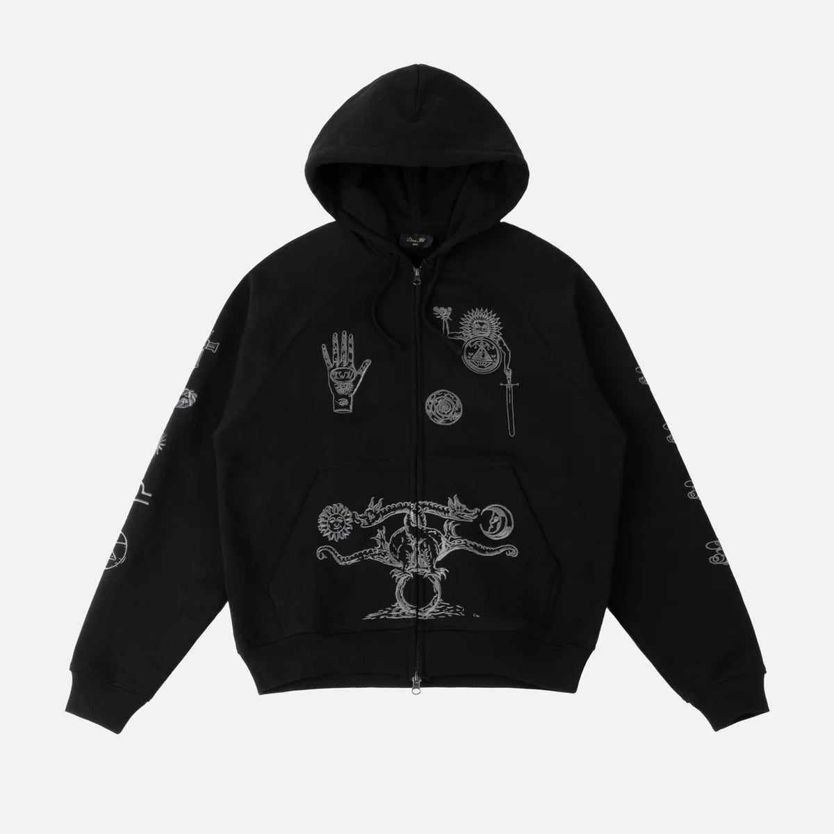 Dime - Sigil Zip Hoodie Black