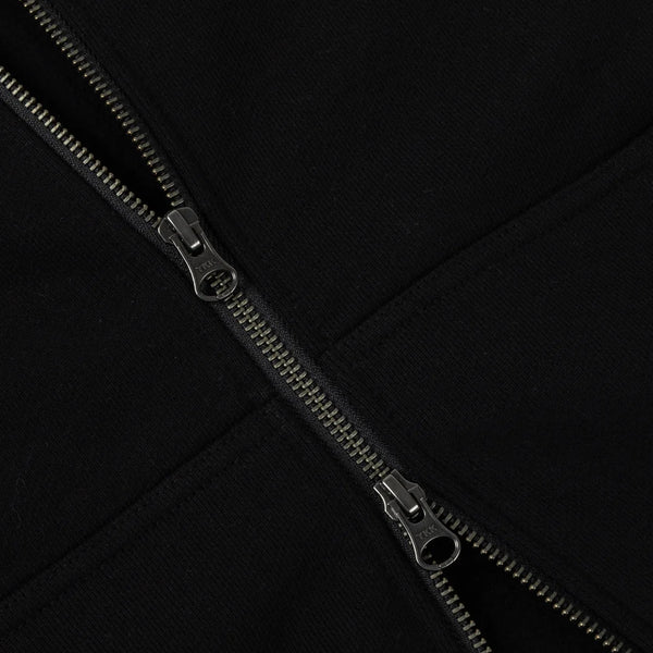 Dime - Classic Veins Zip Hoodie Black