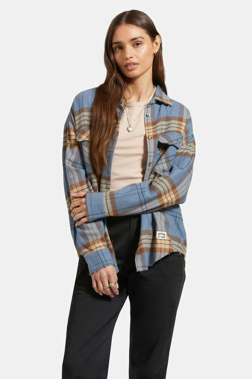 Brixton - W Classic Flannel Flint Blue