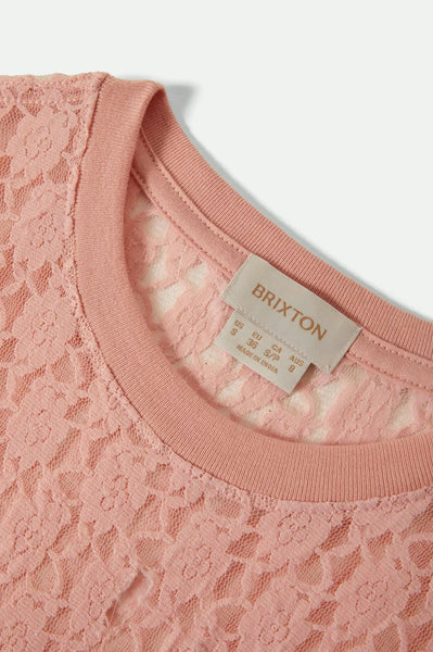Brixton - W Dolly Slim Long Sleeve Knit T-Shirt Rose