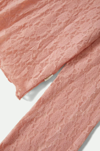 Brixton - W Dolly Slim Long Sleeve Knit T-Shirt Rose