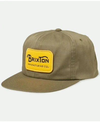 Brixton - Grade HP Snapback ~ Olive