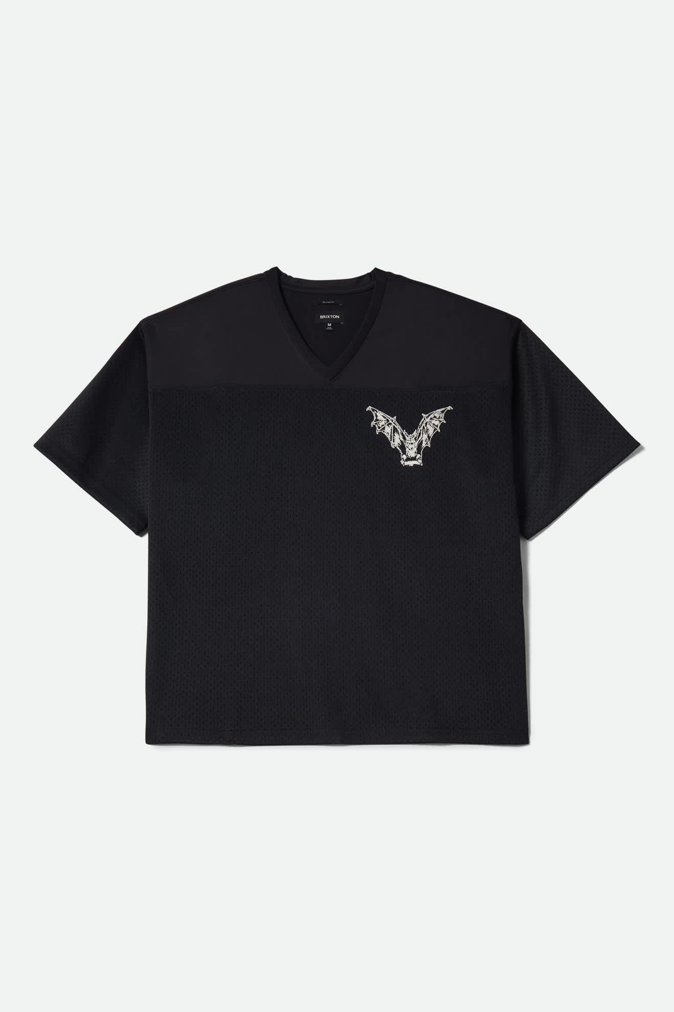 Brixton - Baggy Mesh Practice Jersey Black/White