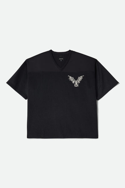 Brixton - Baggy Mesh Practice Jersey Black/White