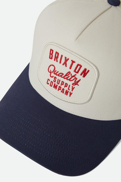 Brixton - Hubal NetPlus Trucker Hat White/Blue