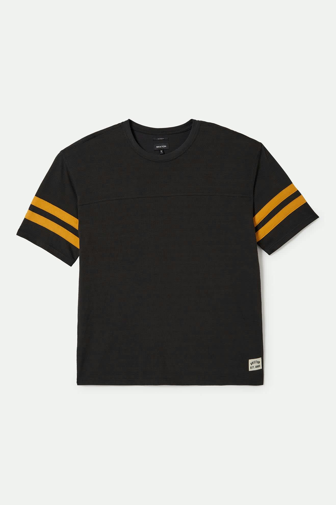 Brixton - Vintage Football Mesh Jersey ~ Washed Black/Ray Flower