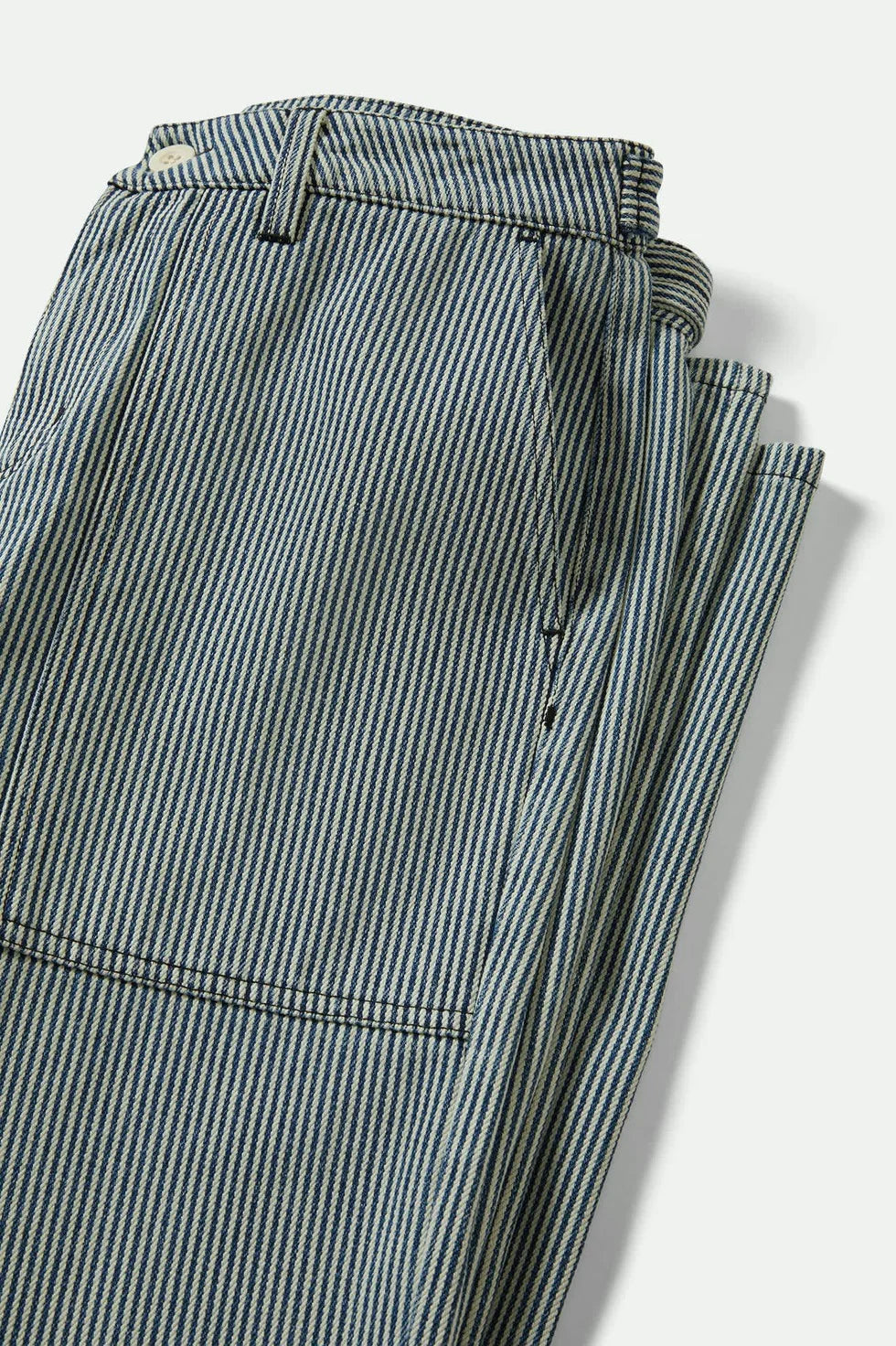 Brixton -  W Jane Utility Wide Leg Pant Off White/Mood Indigo