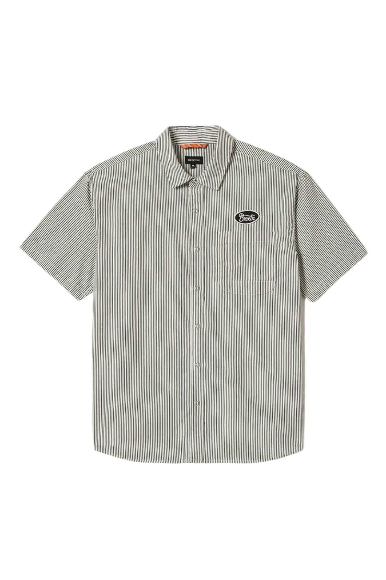 Brixton - Builders Auto Woven Shirt White/Black