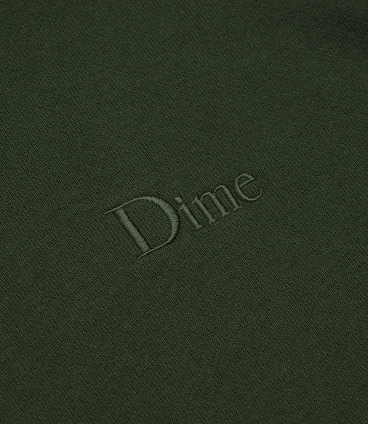 Dime - Classic Small Logo Hoodie Forest Green