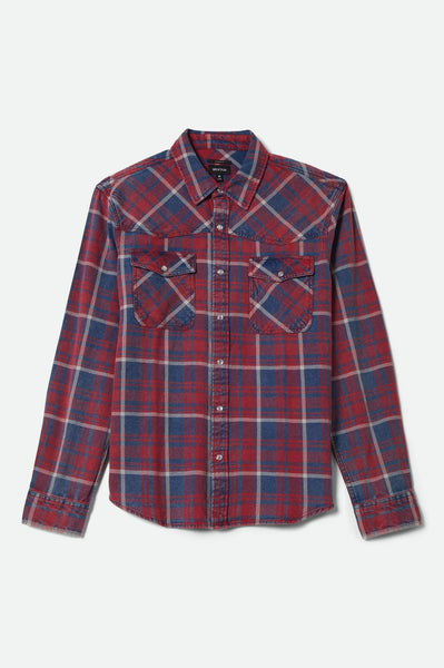 Brixton - Waylon Lightweight Overshirt Denim Plaid